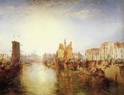 Joseph Mallord William Turner The harbor of dieppe oil painting
